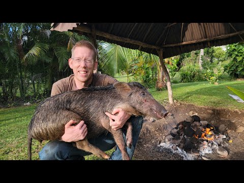 10 Day Hawaii Adventure - Cooking Feral Pigs & Polynesian Survival Skills