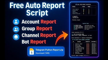 TELEGRAM REPORT SCRIPT SETUP ! HOW TO BAN TELEGRAM CHANNEL?