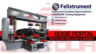 Easydur Bogie Test Stand: Compression Tests on Railroad Bogies
