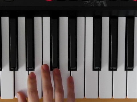 出光 CMメロディ　原曲キーで演奏 　右手ピアノ　How to Play Piano （right hand）