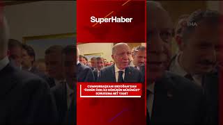 Cumhurbaşkanı Erdoğan'dan 'Özgür Özel ile görüşür müsünüz?' sorusuna net yanıt