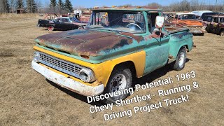 1963 Chevy Shortbox - Running & Driving Project Truck by rusted and restored auto 565 views 1 month ago 2 minutes, 22 seconds
