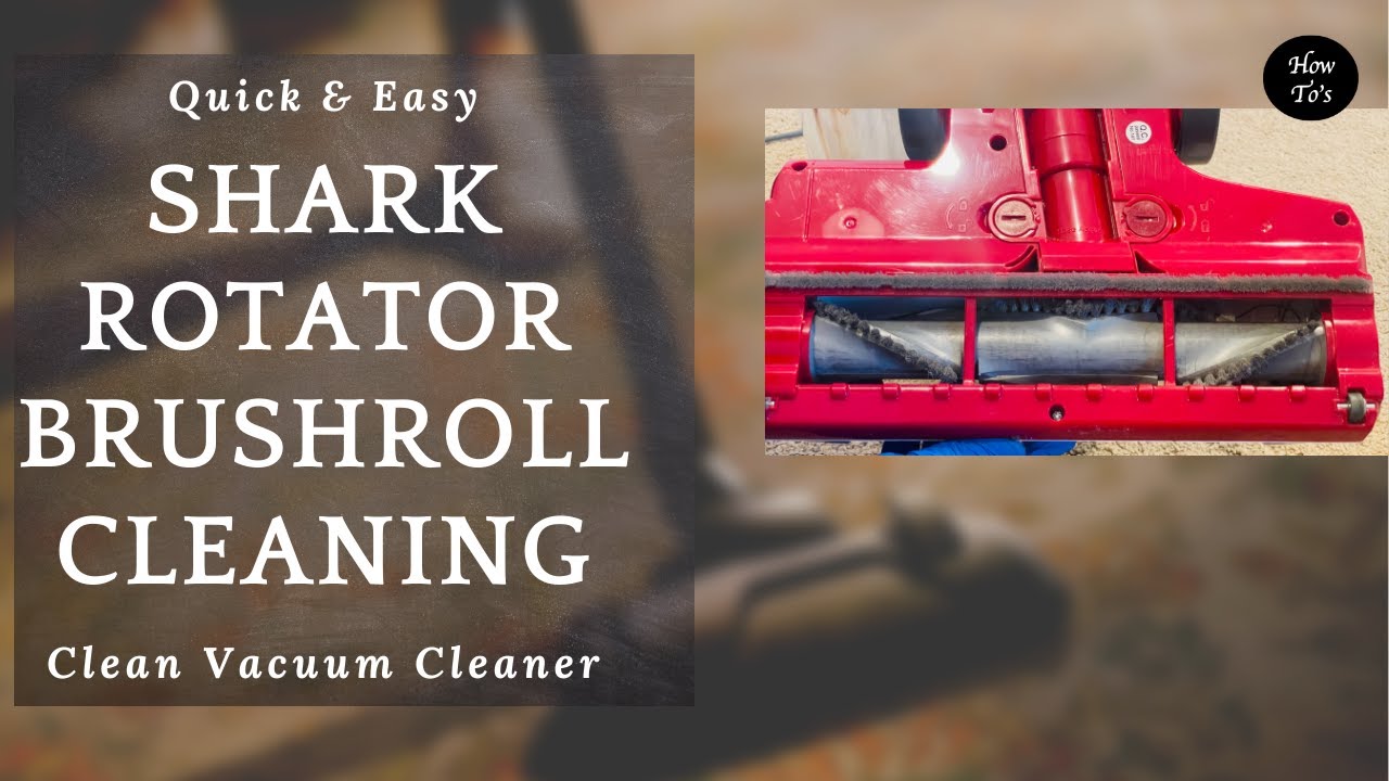 How to clean Shark Rotator Brushroll Shark Rotator Brushroll Clean
