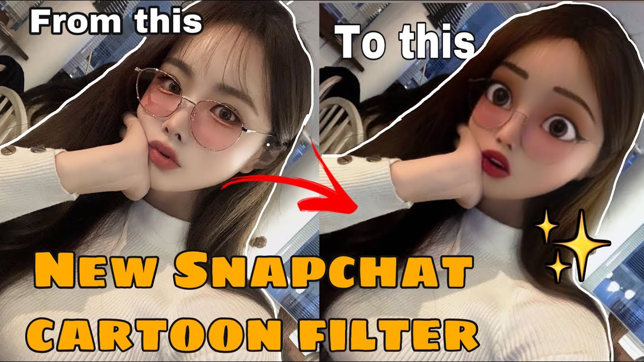 Get the new Snapchat cartoon filter on tiktok | Anime Frozen style filter| Cartoon  filter for tiktok - YouTube