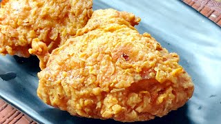 BROASTED CHICKEN | tender and juicy chicken with crispy coating outside | how to make coleslaw