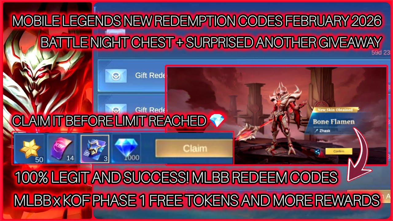 Промокоды Mobile Legends от 7 февраля 2026 года: бесплатный постоянный скин MLBB, промокоды на ал...