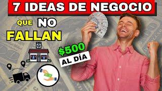 ?7 Ideas de NEGOCIOS EXITOSOS Altamente RENTABLES ?| ¡Nunca FALLAN