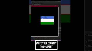 Celebrity Uzbekistan flag in python #shorts Net Worth