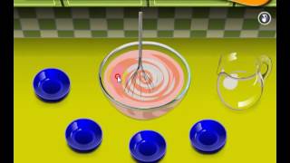 Sara cooking games homemade strawberry ice cream online game screenshot 4