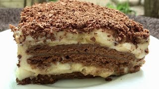 Банановый торт за 20 мин. Супер быстро но невероятно вкусно!!!