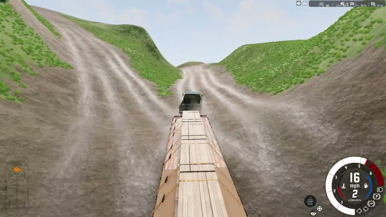 BeamNG / All Else Fails Full Throttle It out 🤣