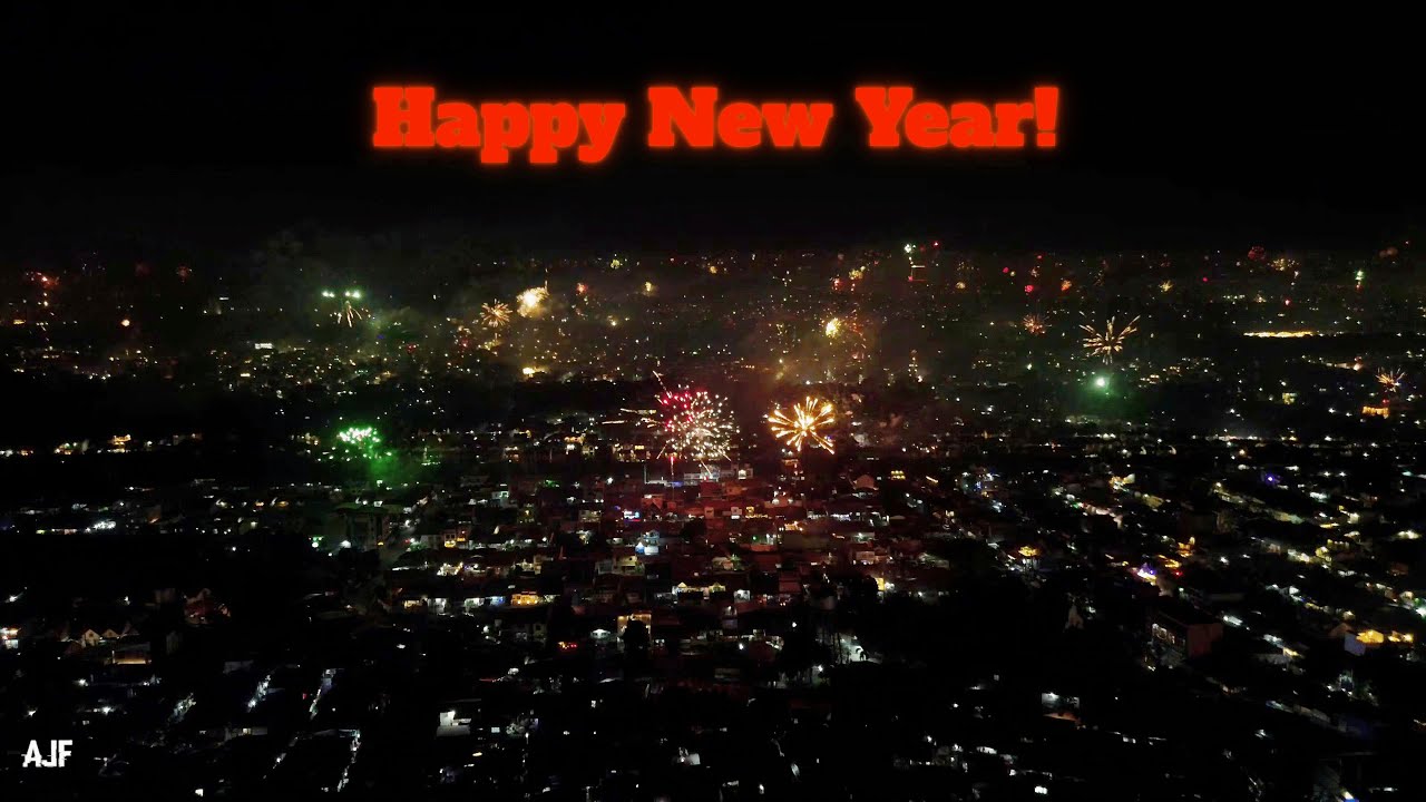 New Year 2026 Fireworks | Drone POV | Philippines