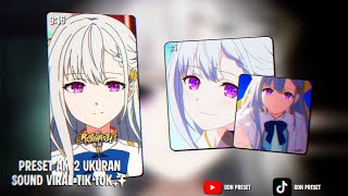 PRESET AM 2 UKURAN✨ || DJ BAGAIKAN LANGIT X SO ABIS TAPE SABAR