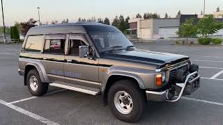 Sold: LEGENDARY  1990 Nissan-Safari  (PATROL) Y60 MT5 TD42 Diesel USA