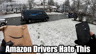 POV: You Were Delivering Packages And It Started Snowing