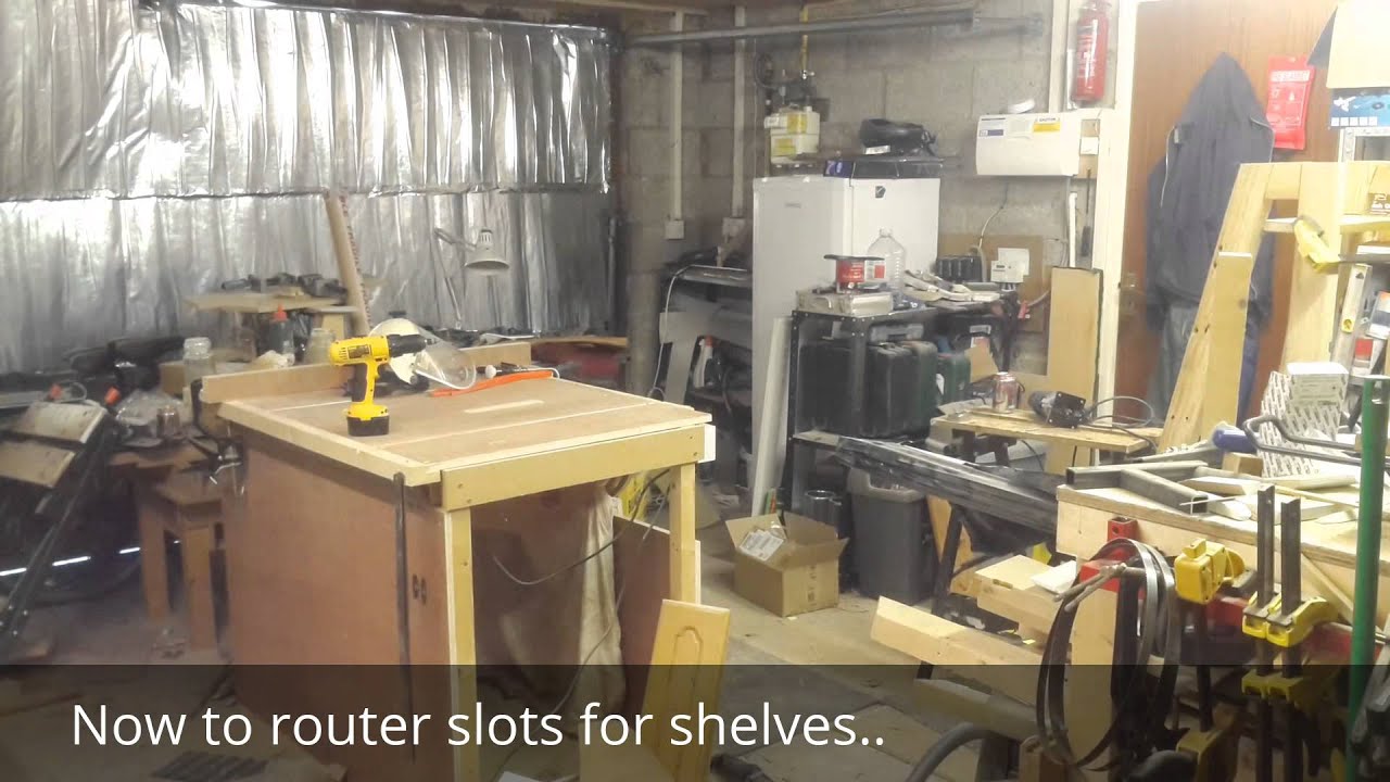 Making mobile tool rack - YouTube