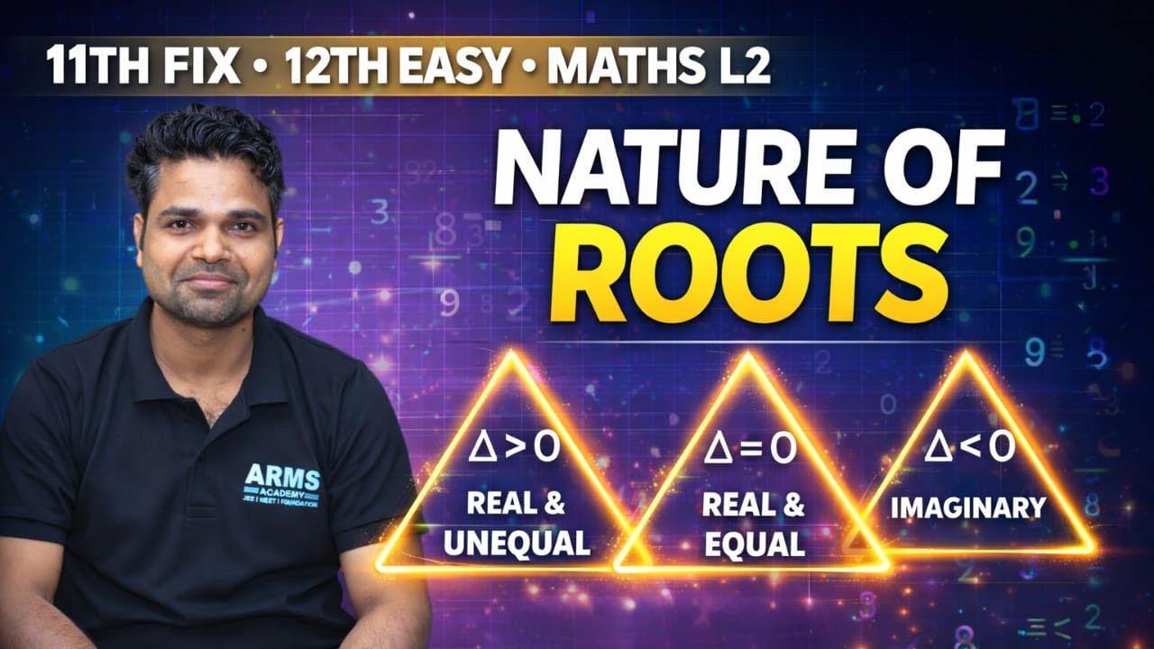 Class 11 Revision | Nature of Roots | Quadratic Equations | Math | Raj ...