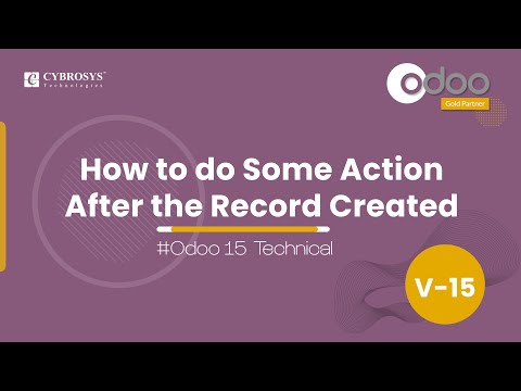 How to Do Some Action After the Record Created in Odoo 15 | Automated Action in Odoo 15 | How to