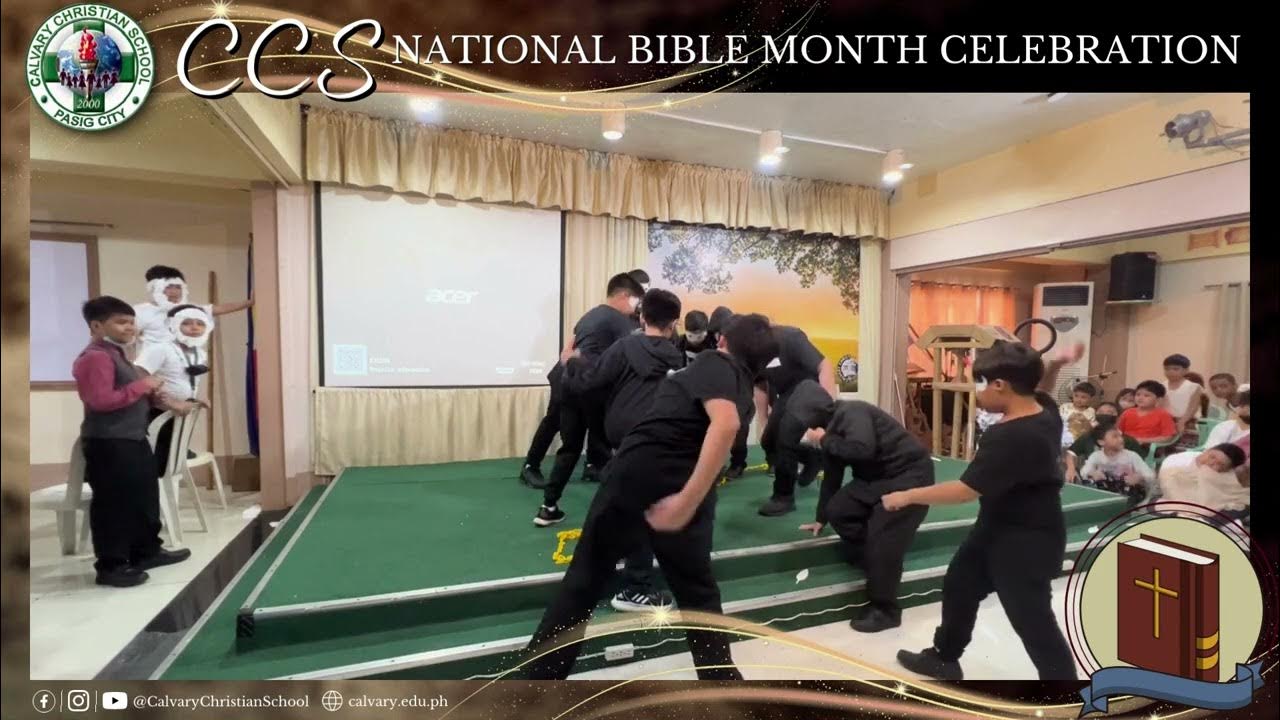 National bible month celebration intermediate youtube