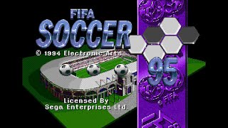 FIFA Soccer 95. [Mega Drive - Extended Play Productions, E.A.]. (1994). WORLD. WALES. EXPERT. 60Fps.