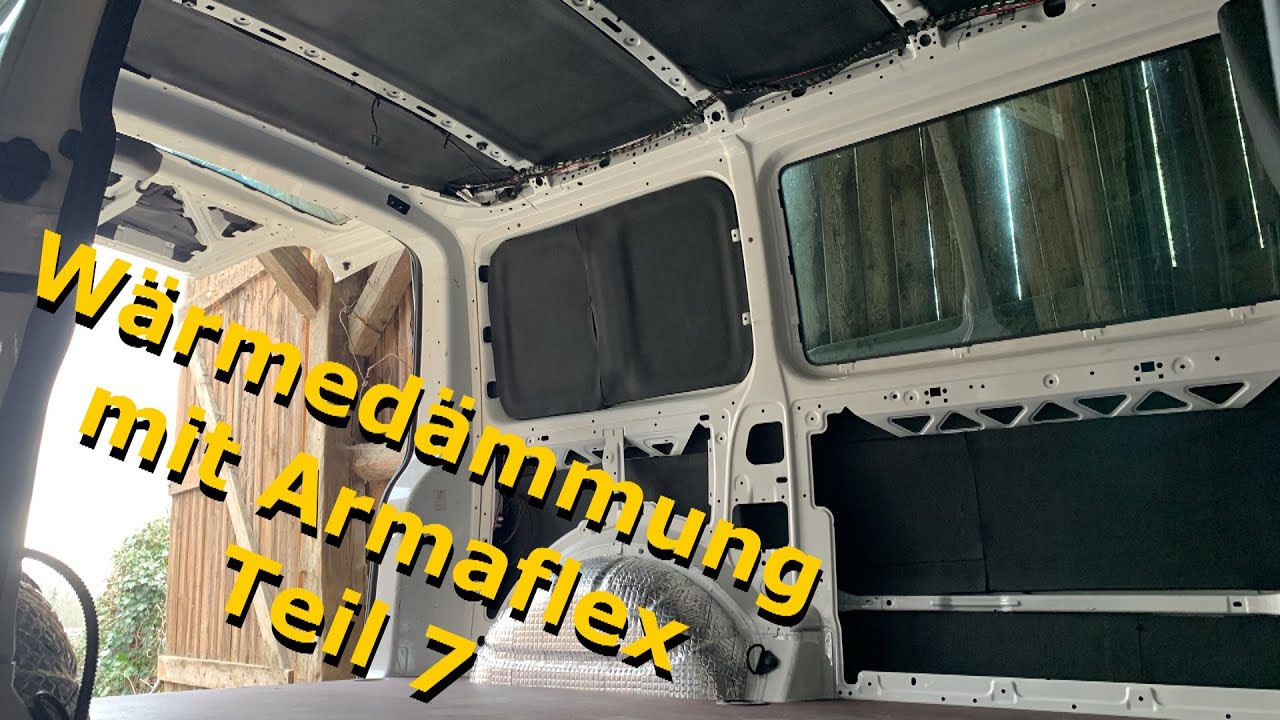 Camper Selbstausbau // Dämmen mit Armaflex // Teil 7 // VW T5 Transporter // Campervan