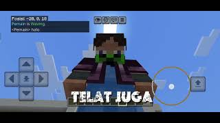 Gua sekarang main game Minecraft  