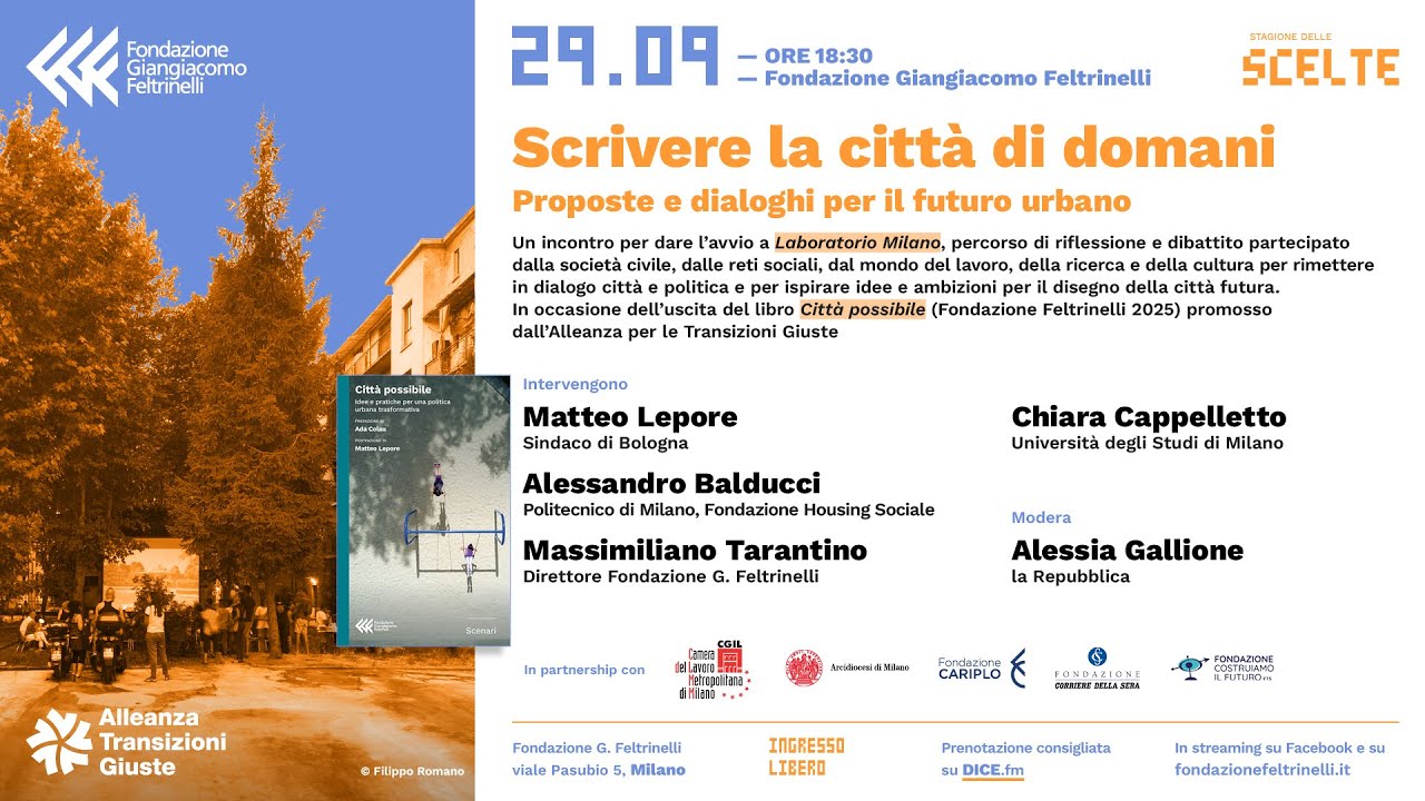 Scrivere la città di domani