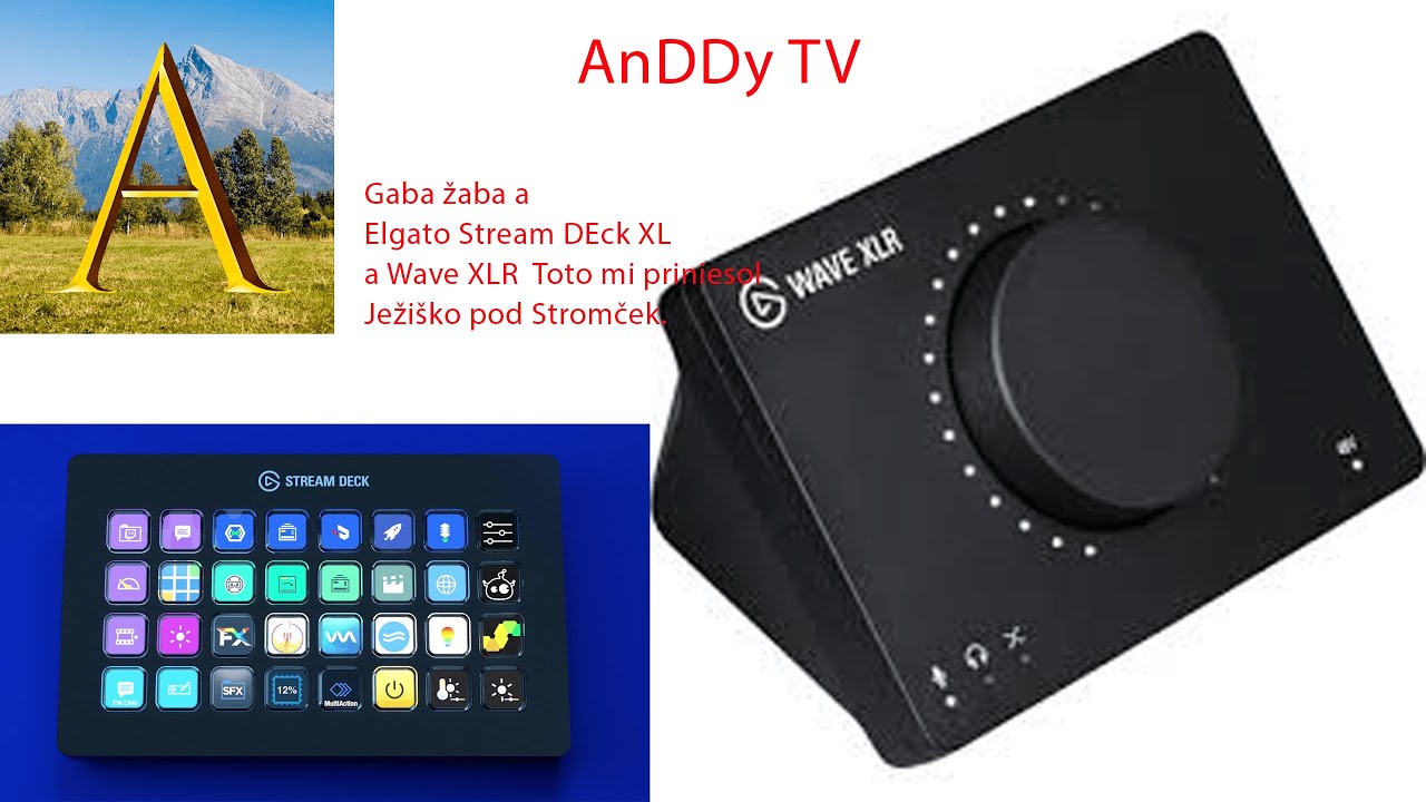 Unboxing čo som dostal od Ježiška 2024 Elgato Strema Deck XL a Elgato Wave XLR Gaba Žaba.