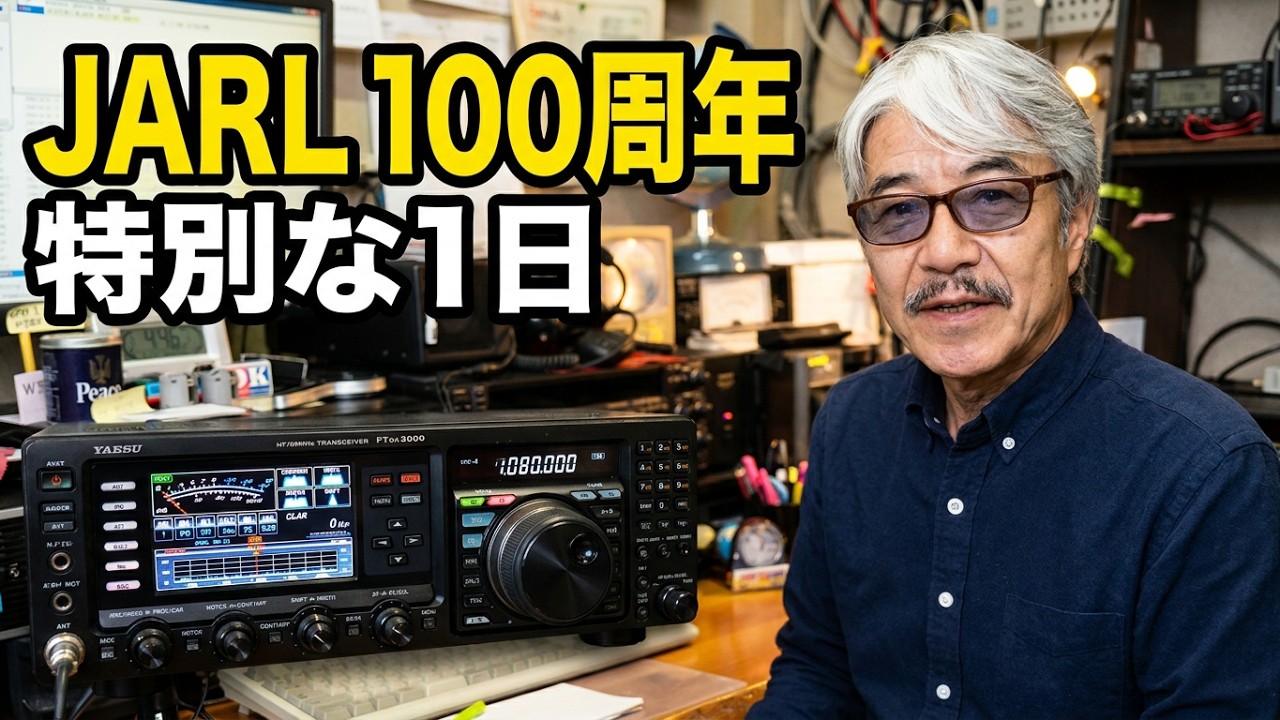 アマチュア無線 一式 JARL100 2026年6月12日は100年に一度の特別な日。JF9JTSアマチュア無線
