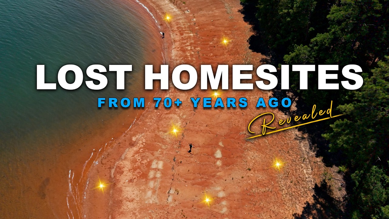 The Lake Dropped 9 Feet... And Revealed Lost Homesites From 70+ Years Ago
