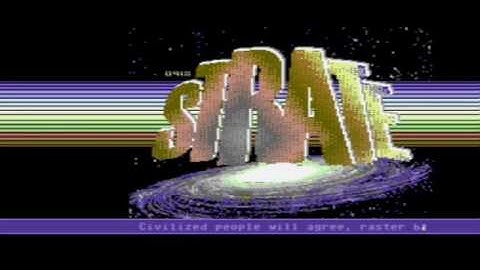 Galactic Rasterbar Power (C64 Demo, VICE, PAL, Debug Borders)