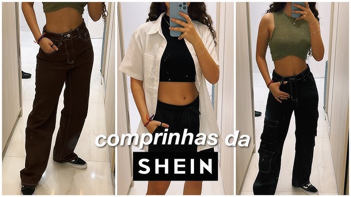 Calças resinadas da SHEIN: mostrando prós e contras das mais famosas do  site. 