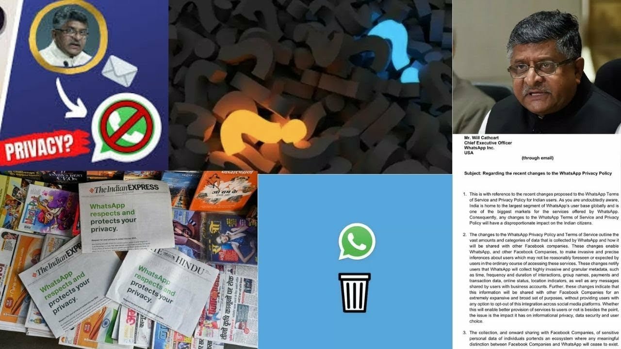 Indian Government Letter To Whatsapp - Privacy Policy Updates 🔥🔥