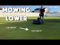 I Have To MOW IT LOWER!  // Backyard Putting Green