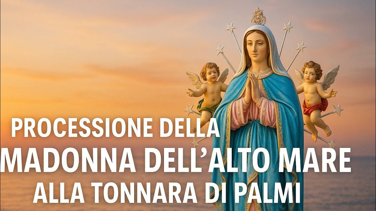 Processione della Madonna dell'alto Mare alla Tonnara di Palmi il 26/07/2025 ITA