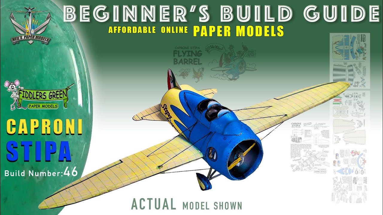 BEGINNERS GUIDE - HOW TO BUILD FIDDLERS GREEN MODEL CAPRONI StIPA - YouTube