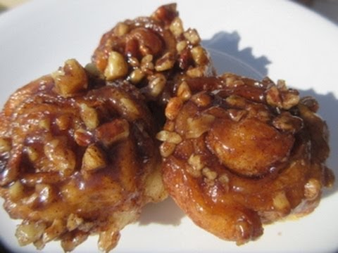 Caramel Pecan Cinnamon Rolls!! Homemade Sticky Buns Recipe