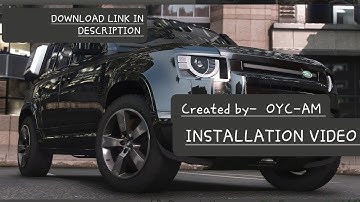 How to install land rover defender gta 5 #gtav #mod #landrover #rangerover #defenderd110 #defender