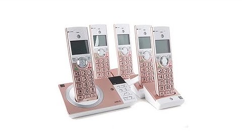AT T 5Handset Cordless Phone System with Smart Call Block