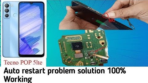 tecno pop 5 lte auto restart problem | tecno pop 5 lte auto power off problem | tecno auto restart