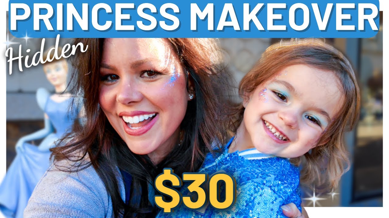$30 Disney Princess Makeover at Disney World (Alternative to Bibbidi Bobbidi Boutique)