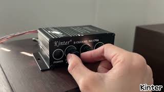 Kinter Bt 5.0 Hi-Fi Power Amplifier Car Home Bluetooth Wireless Mini Amplifiers