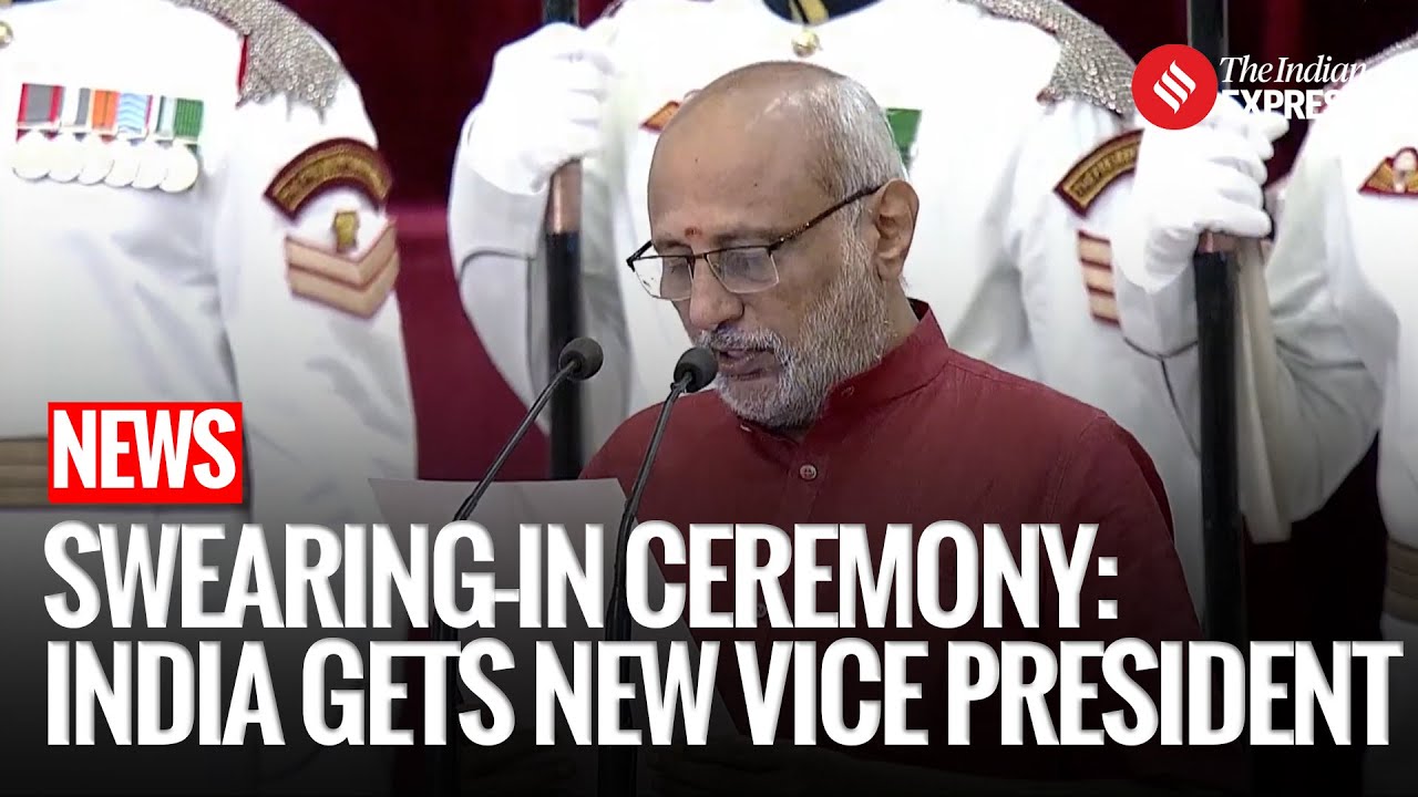 CP Radhakrishnan Sworn In As India’s 15th Vice President | CP Radhakrishnan Oath Ceremony