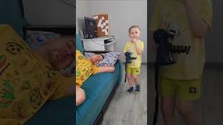 Megaphone Prank Over Dad