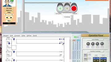 PLC FX Series - MITSUBISHI  Time Control Traffic Light