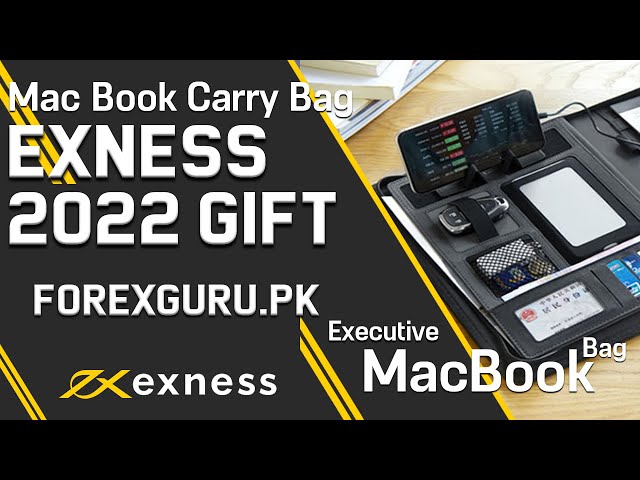 Exness Executive Mac Book Bag Gift Of Appreciation For ForexGuru.Pk