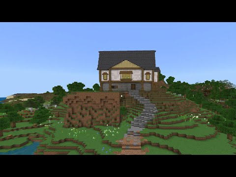 Terraforming the cliff | Minecraft