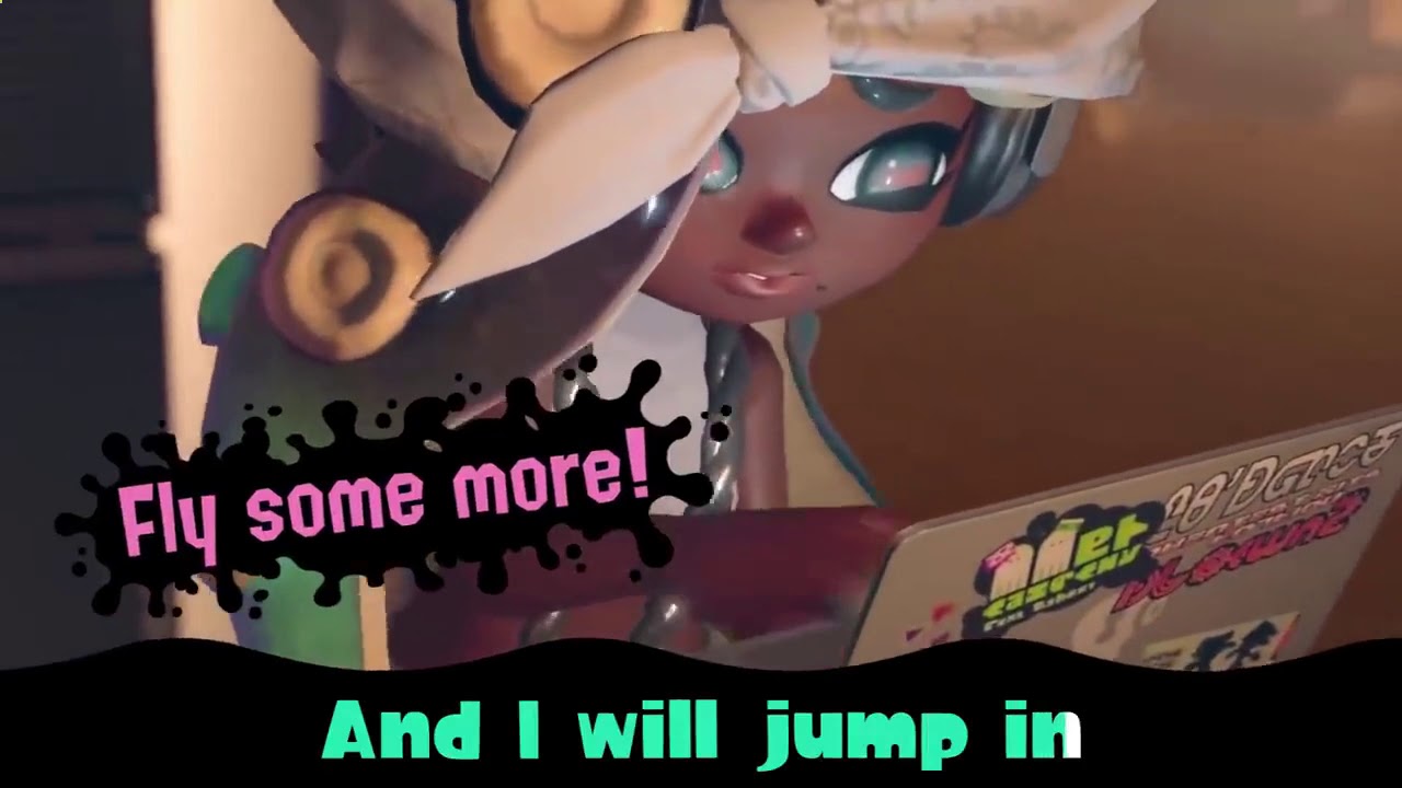 Fly Octo Fly Ebb & Flow ♫ HD Music Video English Lyrics Splatoon 2 Octo ...