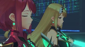 Xenoblade Chronicles 2 Cutscene 133 - Rex, Pyra, Mythra, and... - JAPANESE