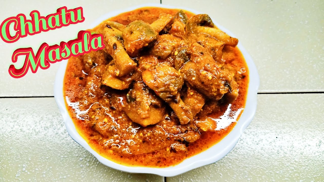 Mushroom Masala Restaurant Style Chhatu Masala Tasty Odia Recipe - YouTube